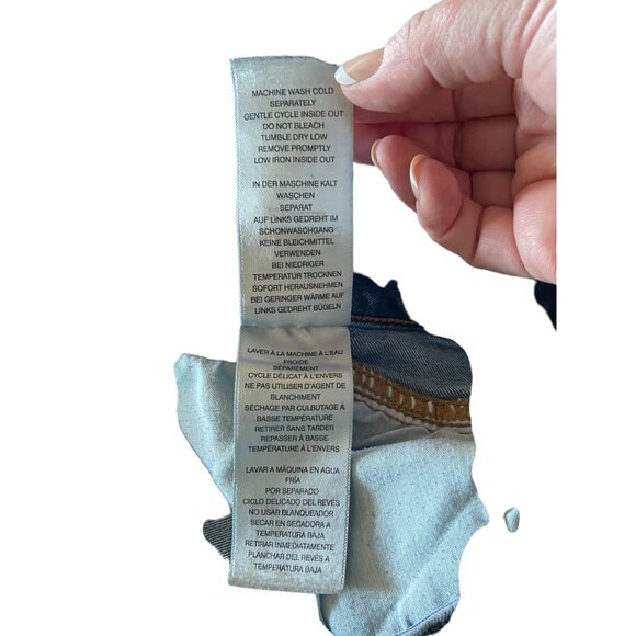 True Religion Halle High Rise Super Skinny Front Yoke Jeans Blue Size 32 Classic - Picture 6 of 16